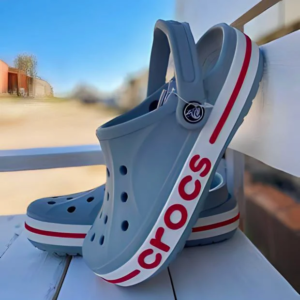 CROCS BAYABAND L.GREY ORANGE