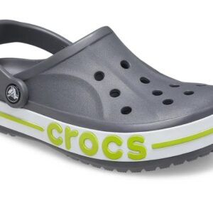CROCS BAYABAND SLATE GREY LIME PUNCH