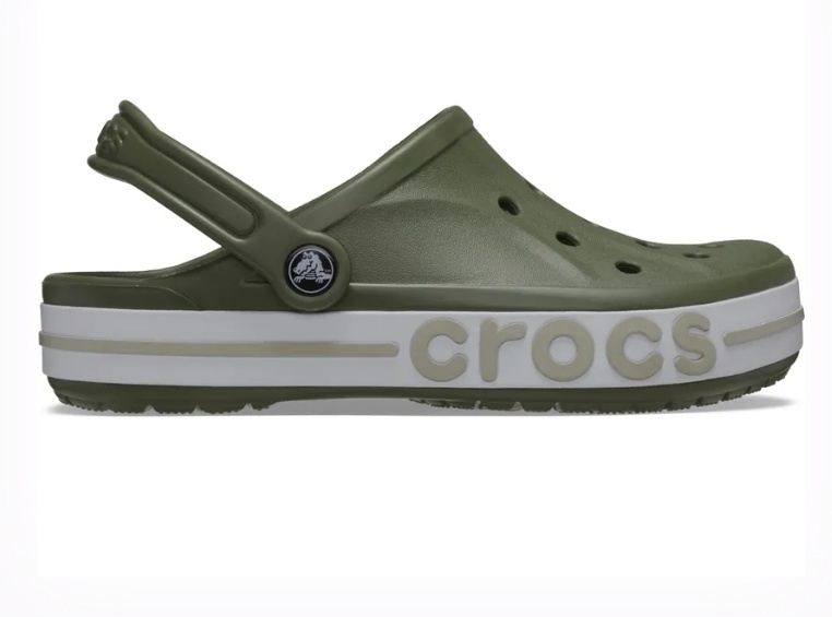 CROCS BAYABAND GREEN ARMY/WHITE