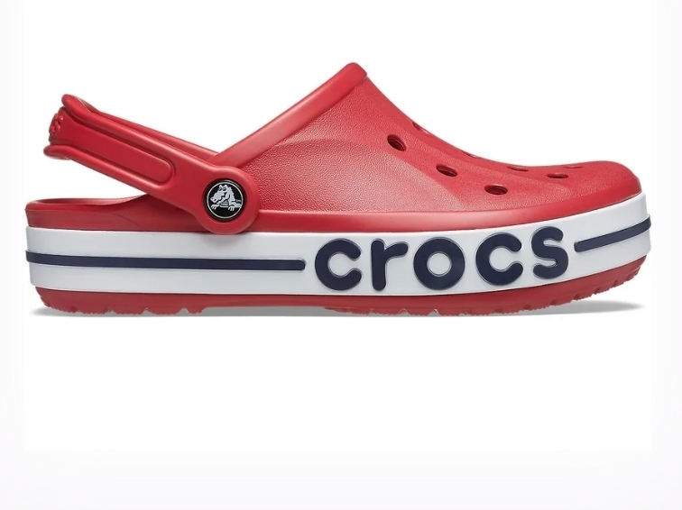 CROCS BAYABAND RED BLACK